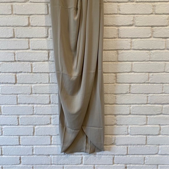 NEW Shona Joy Core Cocktail Dress Formal Gown Oyster Beige Gray US Size 2 - Picture 7 of 14